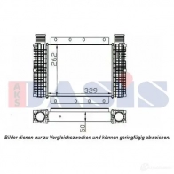 Интеркулер AKS DASIS WE46 1V 1423285294 4044455534006 447010n