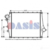 Интеркулер AKS DASIS 280011n 872533 LX195 DR 4044455297550