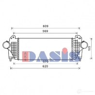 Интеркулер AKS DASIS 865850 017004n 4044455555070 KM5A C7E