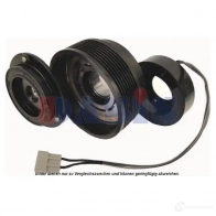 Шкив компрессора кондиционера AKS DASIS 3 INJ1OE 852339n 4044455526940 1423288128
