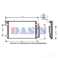 Шкив компрессора кондиционера AKS DASIS 1423287717 4044455371366 GWC 4A 851124n