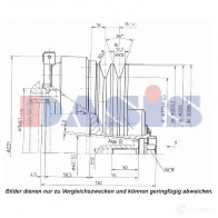 Шкив компрессора кондиционера AKS DASIS AAT OHC 1423287769 851224n 4044455372288
