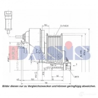Шкив компрессора кондиционера AKS DASIS 9R Y9TFT 1423287763 851214n 4044455372196