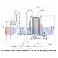 Шкив компрессора кондиционера AKS DASIS WXQ BX 1423287771 4044455372301 851226n
