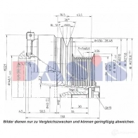 Шкив компрессора кондиционера AKS DASIS 851154n 4044455371656 5P2U Z1 1423287736