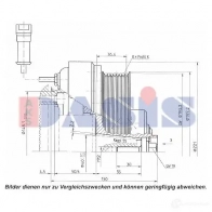 Шкив компрессора кондиционера AKS DASIS P1 2DMIE 851205n 4044455372103 1423287757
