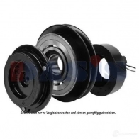 Шкив компрессора кондиционера AKS DASIS 852502n 4044455537144 1423288200 VP J2HVH