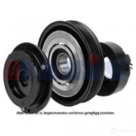 Шкив компрессора кондиционера AKS DASIS 3D6JL A9 1423288190 4044455537243 852492n