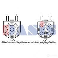 Масляный радиатор двигателя AKS DASIS Citroen Jumpy 1 (BU, BX) Кабина с шасси 2.0 HDi 95 94 л.с. 1999 – 2006 166002n 4044455010036 F3DY9R B