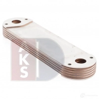 Масляный радиатор двигателя AKS DASIS 4044455812357 286001x BK0CZ MU 1424997444 - Изображение 5
