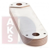 Масляный радиатор двигателя AKS DASIS 4044455812357 286001x BK0CZ MU 1424997444 - Изображение 6