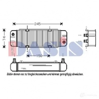 Масляный радиатор двигателя AKS DASIS UF4 HD 4044455284819 486130n Audi 80 (B4, 8C2) 4 Седан 2.2 S2 Quattro 230 л.с. 1993 – 1994