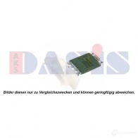Резистор вентилятора печки AKS DASIS 700007n S6EO0 JP 4044455561279 Seat Alhambra (7N) 2 Минивэн 2.0 TSI 200 л.с. 2010 – наст. время