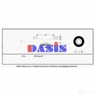 Крышка радиатора AKS DASIS 877328 2K 0LY 751654n 4044455505310