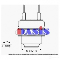 Датчик вентилятора радиатора AKS DASIS 1423287103 4044455704089 752003n E6YJE R