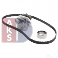 Комплект ремня грм с водяным насосом AKS DASIS 570328n MU2 JC 1437273266 - Изображение 12