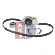 Комплект ремня грм с водяным насосом AKS DASIS 570281n 1437273278 0 4J0JK - Изображение 2
