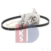 Комплект ремня грм с водяным насосом AKS DASIS FBL EM 1437273288 570268n - Изображение 9