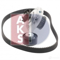 Комплект ремня грм с водяным насосом AKS DASIS 570348n KZQTB0 R 1437273293 - Изображение 6