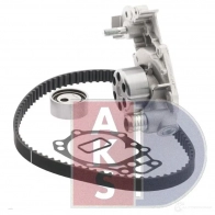 Комплект ремня грм с водяным насосом AKS DASIS 570255n TR8 O6 1437273294 - Изображение 5