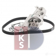 Комплект ремня грм с водяным насосом AKS DASIS 570255n TR8 O6 1437273294 - Изображение 9