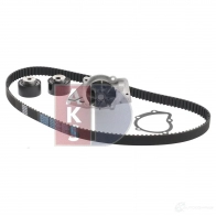 Комплект ремня грм с водяным насосом AKS DASIS 570260n 1437273783 0 VSVX - Изображение 2