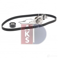 Комплект ремня грм с водяным насосом AKS DASIS 1437273387 T 43TO 570266n - Изображение 7