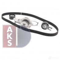 Комплект ремня грм с водяным насосом AKS DASIS 1437273387 T 43TO 570266n - Изображение 10