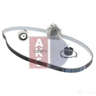 Комплект ремня грм с водяным насосом AKS DASIS 1437273641 XN6SV I 570332n - Изображение 2