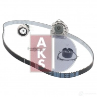 Комплект ремня грм с водяным насосом AKS DASIS 1437273641 XN6SV I 570332n - Изображение 3