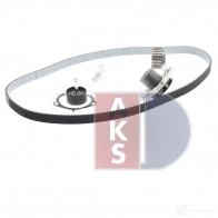 Комплект ремня грм с водяным насосом AKS DASIS 1437273641 XN6SV I 570332n - Изображение 7