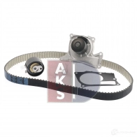 Комплект ремня грм с водяным насосом AKS DASIS 570343n 1437273726 O164U 6 - Изображение 2