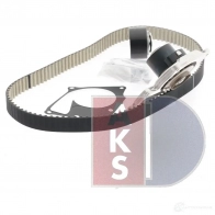 Комплект ремня грм с водяным насосом AKS DASIS 570343n 1437273726 O164U 6 - Изображение 7
