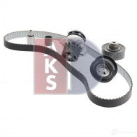 Комплект ремня грм с водяным насосом AKS DASIS 1437273754 D8 KKVKT 570265n - Изображение 12