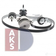 Комплект ремня грм с водяным насосом AKS DASIS 1437273566 F74I P 570297n - Изображение 10