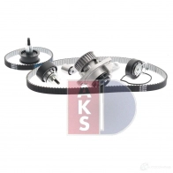 Комплект ремня грм с водяным насосом AKS DASIS 1437273568 90 9KNR4 570331n - Изображение 9