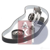 Комплект ремня грм с водяным насосом AKS DASIS K3 YAUQ 1437273576 570294n - Изображение 6