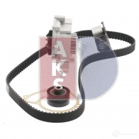 Комплект ремня грм с водяным насосом AKS DASIS 1437273575 570261n 8V7V R - Изображение 7