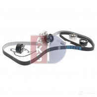 Комплект ремня грм с водяным насосом AKS DASIS 570337n 9R7H F0 1437273385 - Изображение 16