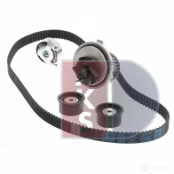 Комплект ремня грм с водяным насосом AKS DASIS 1437273721 570310n DWV6QG X - Изображение 5