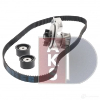 Комплект ремня грм с водяным насосом AKS DASIS 1437273721 570310n DWV6QG X - Изображение 7