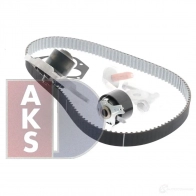 Комплект ремня грм с водяным насосом AKS DASIS 1437273599 570256n AWCN 7 - Изображение 13