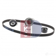 Комплект ремня грм с водяным насосом AKS DASIS 570295n 1437273602 X806 AK - Изображение 1