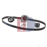 Комплект ремня грм с водяным насосом AKS DASIS 570295n 1437273602 X806 AK - Изображение 2