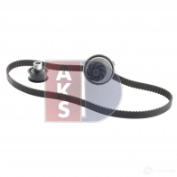Комплект ремня грм с водяным насосом AKS DASIS 570271n 6O WFQ 1437273617 - Изображение 2