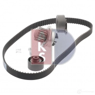 Комплект ремня грм с водяным насосом AKS DASIS 570290n 1437273637 7LR CL - Изображение 7