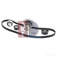 Комплект ремня грм с водяным насосом AKS DASIS MGTEK 77 1437273708 570311n - Изображение 3