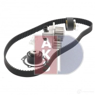 Комплект ремня грм с водяным насосом AKS DASIS KV ZGM1 1437273710 570313n - Изображение 7