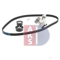 Комплект ремня грм с водяным насосом AKS DASIS 570307n 1437273712 NK U1JE - Изображение 7