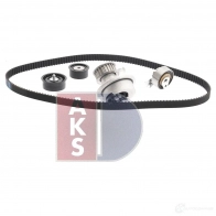 Комплект ремня грм с водяным насосом AKS DASIS 570307n 1437273712 NK U1JE - Изображение 9